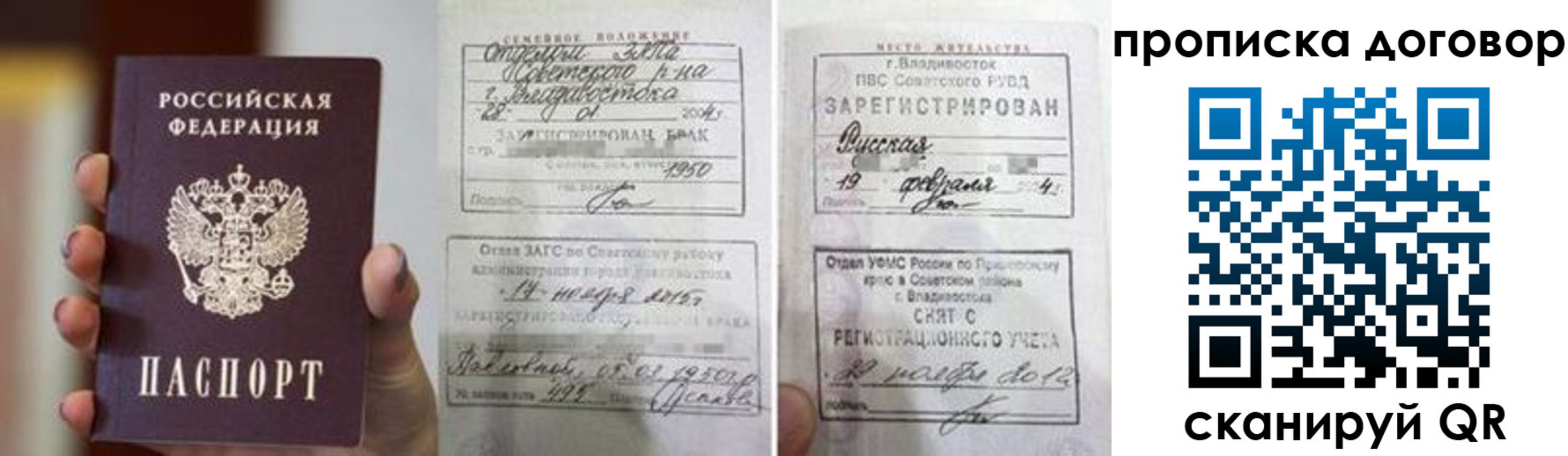 прописка штамп в Зеленоградске